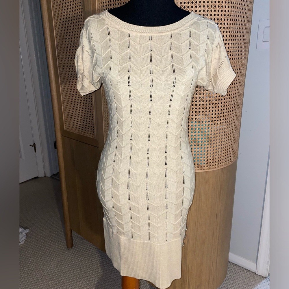 Love Reign Short Sleeve Sweater Dress